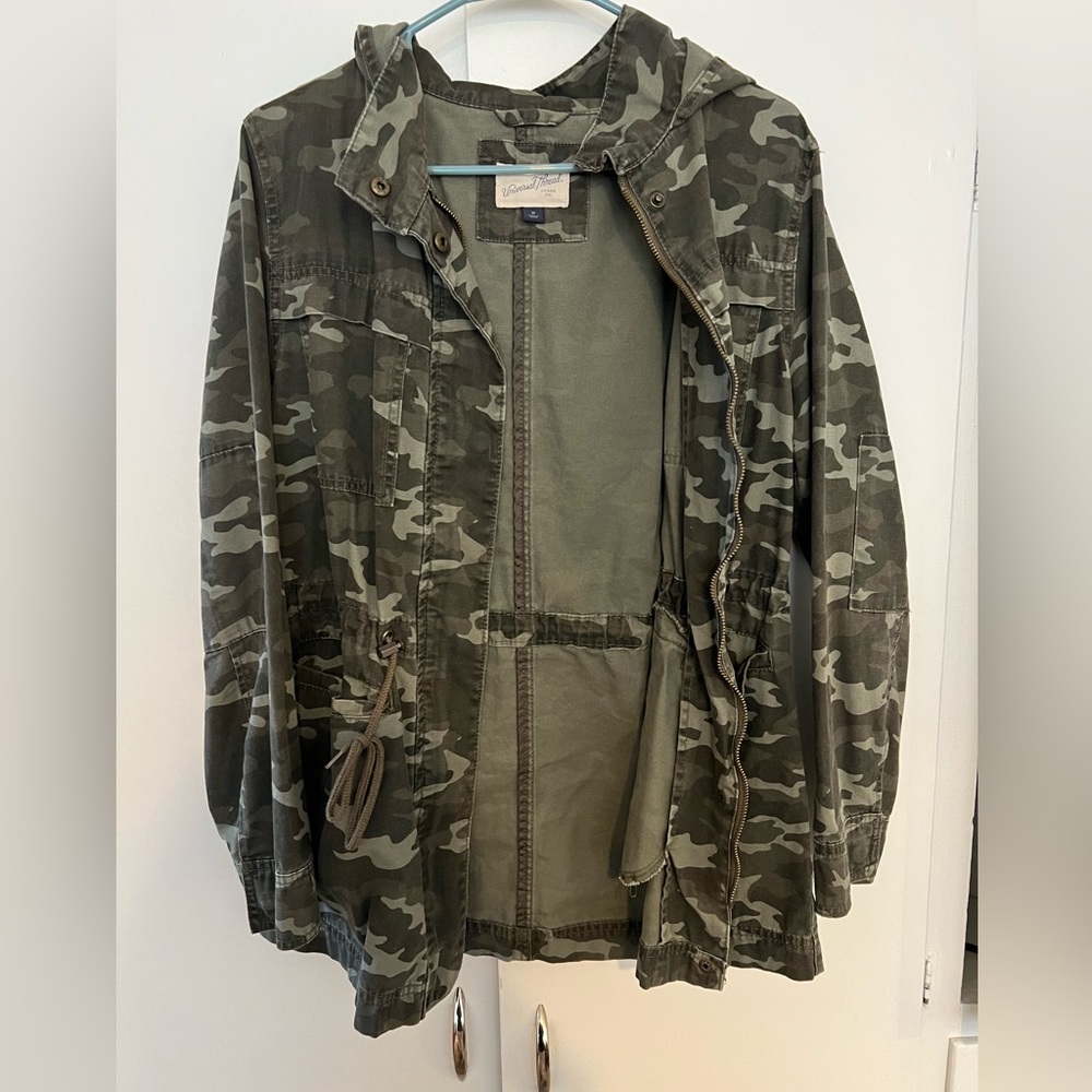 Army print jacket